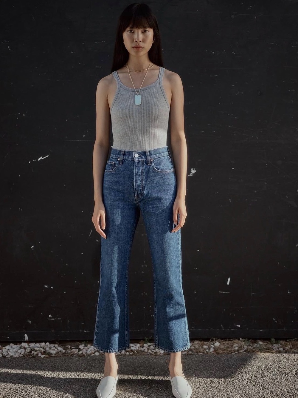 Trave Gia Crop Straight Jeans, sz 29